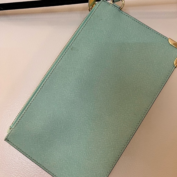 Calvin Klein turquoise clutch - Picture 4 of 4